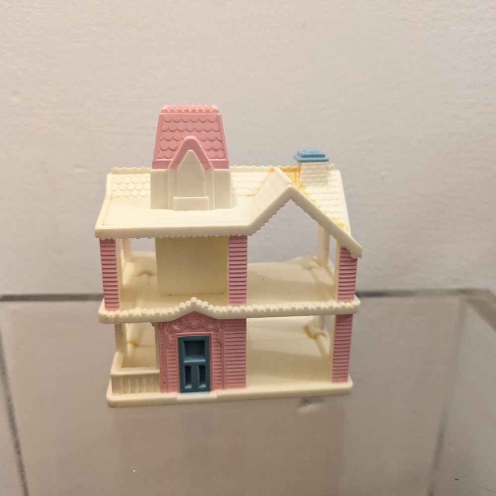 Vintage Playskool Dollhouse Miniature Dollhouse Toy Victorian House 1990